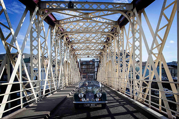 Swing bridge Ramsey Isle of Man