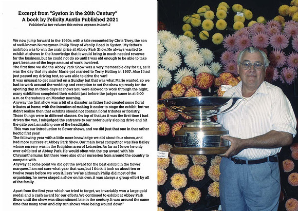 Excerpt from "Syston in 20th century" book 2