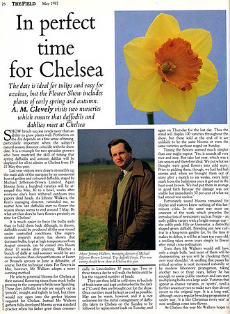 The Field Magazine May 1987 page 1
