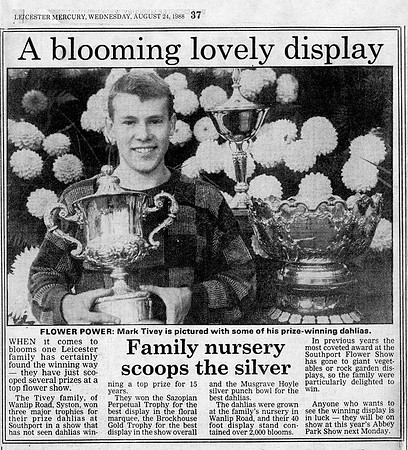 The Leicester Mercury report from Southport flower show 24-08-1988