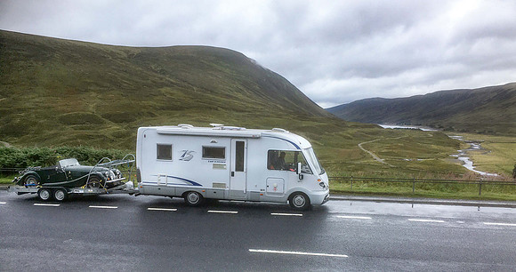 On route to the Highlands